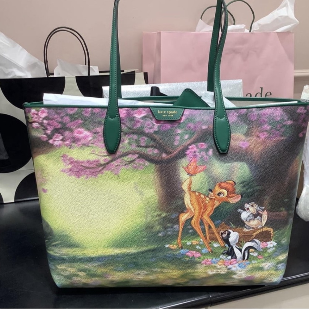 Disney X Kate Spade New York Bambi Sutton Medium Tote NWT